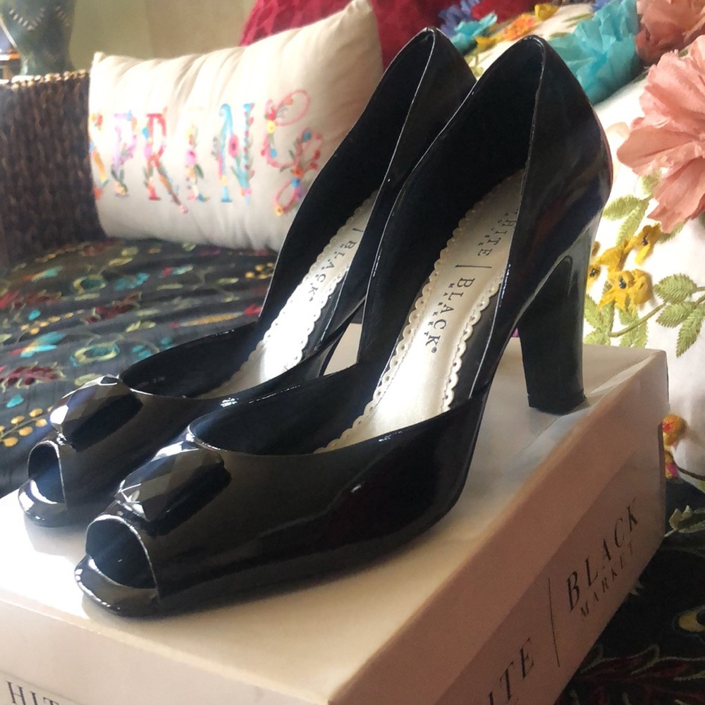 White House Black Market Black Heels